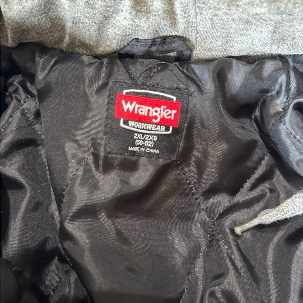 XXSOLDXX Wrangler Workwear Men’s Heavy Hooded Jacket - Picture 4 of 4